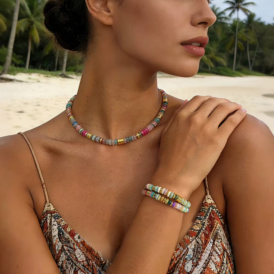amofa Armband, Natursteinperlen, Bunt, Damen - Bild 2