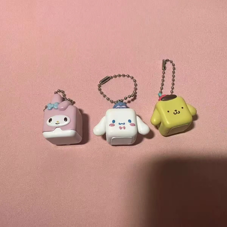 Sanrio Re-ment Cinnamoroll Keroppi Pochacco My Melody Kuromi Bead Chain Charm Blind Box - Bild 1