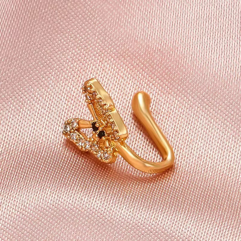 Nasenring Schmetterling, Edelstahl, Unisex - Bild 3