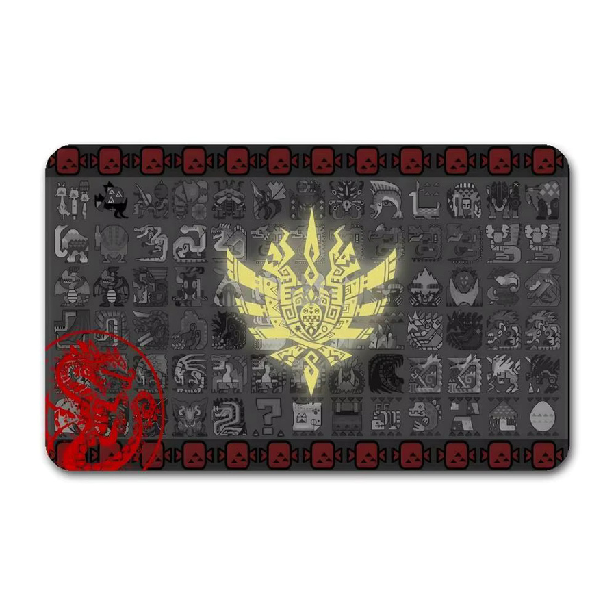 Potdemiel Monster Hunter Fußmatte, rutschfest und waschbar, Mehrfarbig, B x T: 60 x 40 cm - Bild 7