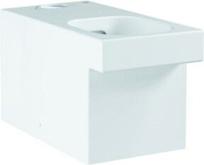 Grohe Stand-WC-Kombination Cube aus Keramik in Alpinweiß mit spülrandlosem Design, Soft-Close-Funktion, verdeckter Befestigung und universalem Abgang - Bild 1