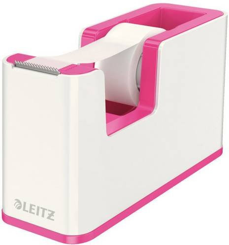 Leitz Klebeband-Abroller WOW 5364 in Weiß und Pink aus recycelbarem ABS-Kunststoff - Bild 1