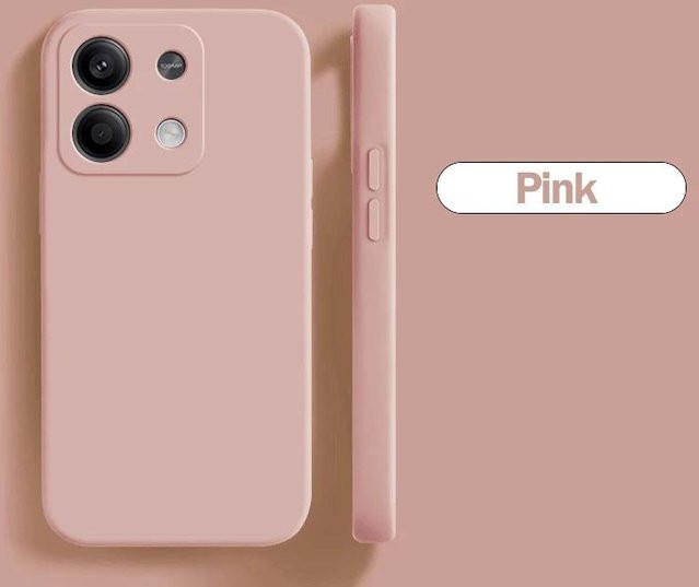Xiaomi Redmi Note 13 / Note 13 Pro / Note 13 Pro Plus 5G Soft Cover Hülle aus Flüssigsilikon in Rosa - Bild 1