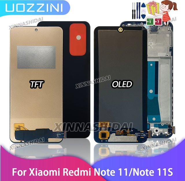 Xiaomi Redmi Note 11/11S Display Ersatz mit 6,67 Zoll TFT/OLED Touchscreen Digitizer Baugruppe - Bild 1