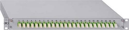 Rutenbeck LWL-Spleißbox E2000 OS2 APC grün 24xLSH 1 HE - Bild 1