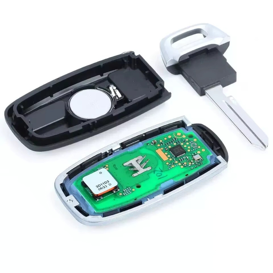 KEYECU Keyless Smart Remote Key Fob mit 4 Tasten und 433 MHz 4A Chip für Nissan Pathfinder Kicks Rogue, Farbe: Schwarz - Bild 2