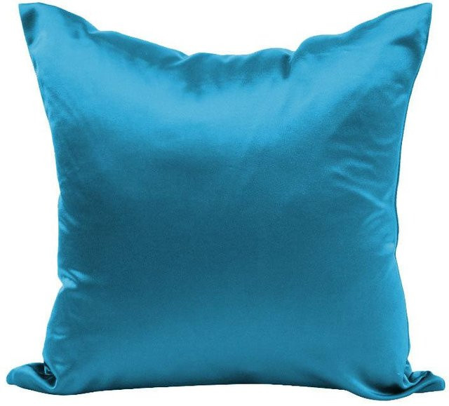 JHWarmo Kissenbezug aus Polyester in Silber und Blau, glatt und unifarben, B/T/H: 50 x 50 x 0 cm - Bild 1
