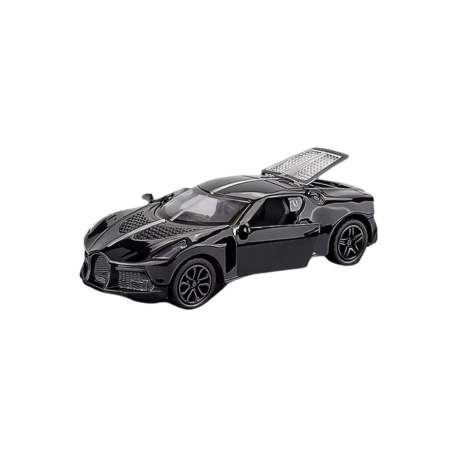 MAKEDA Bugatti Spielzeugauto, 1:43, Metall, Blau, Schwarz - Bild 4
