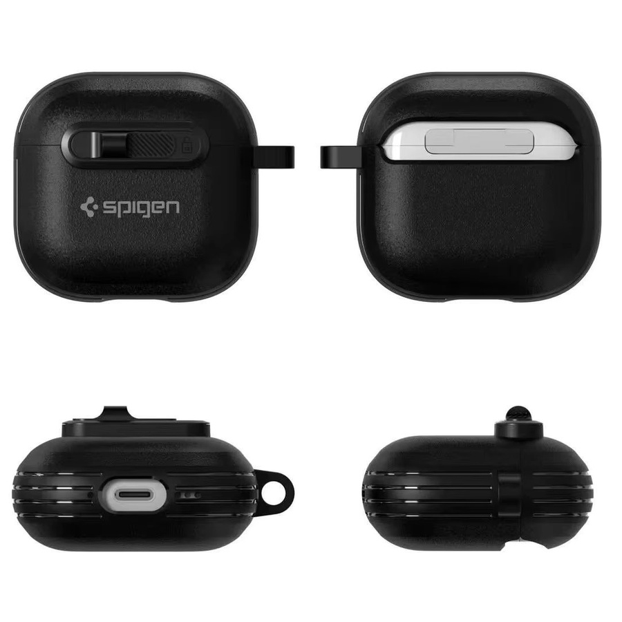 Spigen Schutzhülle für AirPods 4, 3, Pro 2 und Galaxy Buds 3, Buds 3 Pro aus TPU in Schwarz oder Blau - Bild 4