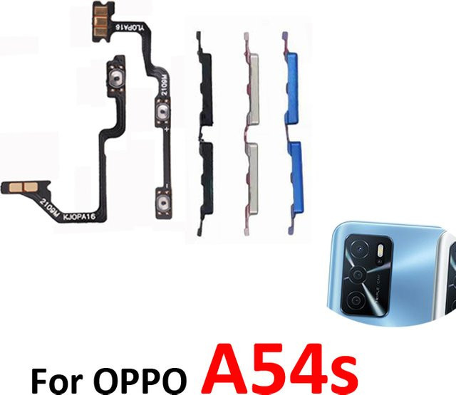 Oppo A54s CPH2273 Lautstärketaste und internes Flexkabel als Reparaturset in Schwarz, Blau oder Silber - Bild 1
