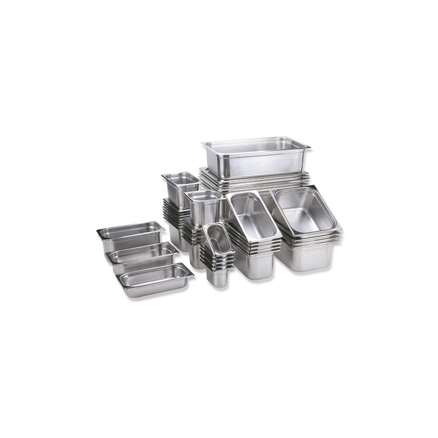 APS GN 1/2 Edelstahlbehälter Silber, Volumen: 11,65 l, B/H/T: 26,5 x 20 cm x 32,5 cm - Bild 1