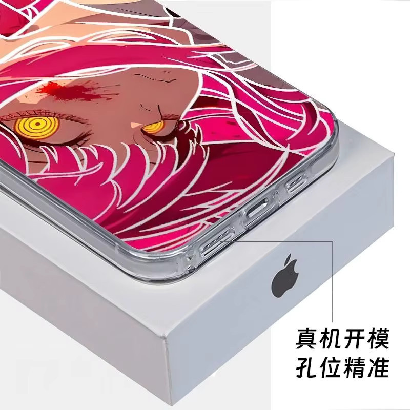 Stoßfeste Handyhülle Chainsaw Man Makima Design für iPhone 11 bis iPhone 17 Pro Max in Multicolor - Bild 2