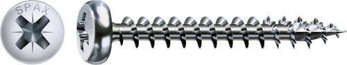 Spax Halbrundschrauben für Holz, Kreuzschlitz Pozidriv, Stahl, silber, Durchmesser: 4,5 mm, Länge: 30 mm, 500 Stück - Bild 1