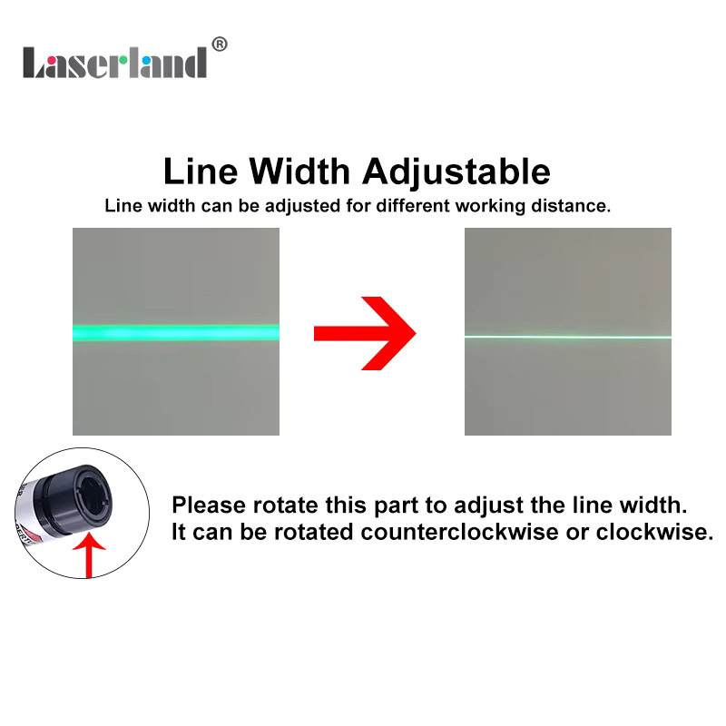Laserland Holzbearbeitungs-Lokalisator mit Rot-Grün-Linienlasermodul zur Positionierung und Ausrichtung - Bild 4