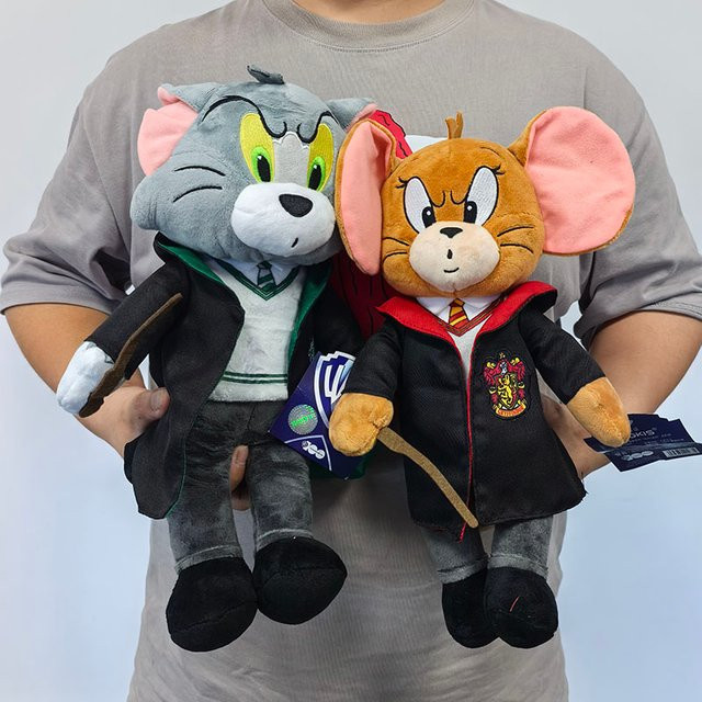 HUGKIS Tom und Jerry Harry Potter Plüschtier, Kawaii Cosplay, Puppe - Bild 1
