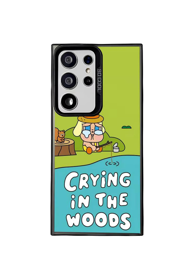 C-Crybaby Silikon Handyhülle für Samsung Galaxy S25 Edge S24 S23 S22 S21 S20 Ultra in Bunt und Silber - Bild 5