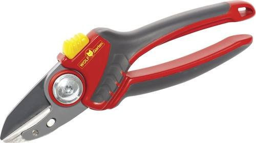 WOLF-Garten RS 4000 Amboss-Gartenschere Premium Plus in Rot/Grau mit Weichgummi-Griff - Bild 1