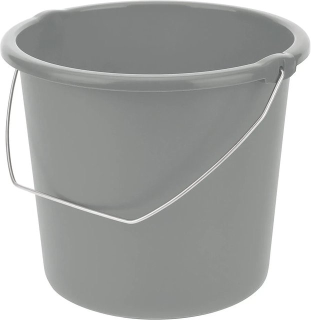 Tontarelli Eimer Cover Line mit Metallbügel in Nordic Grey - Bild 1