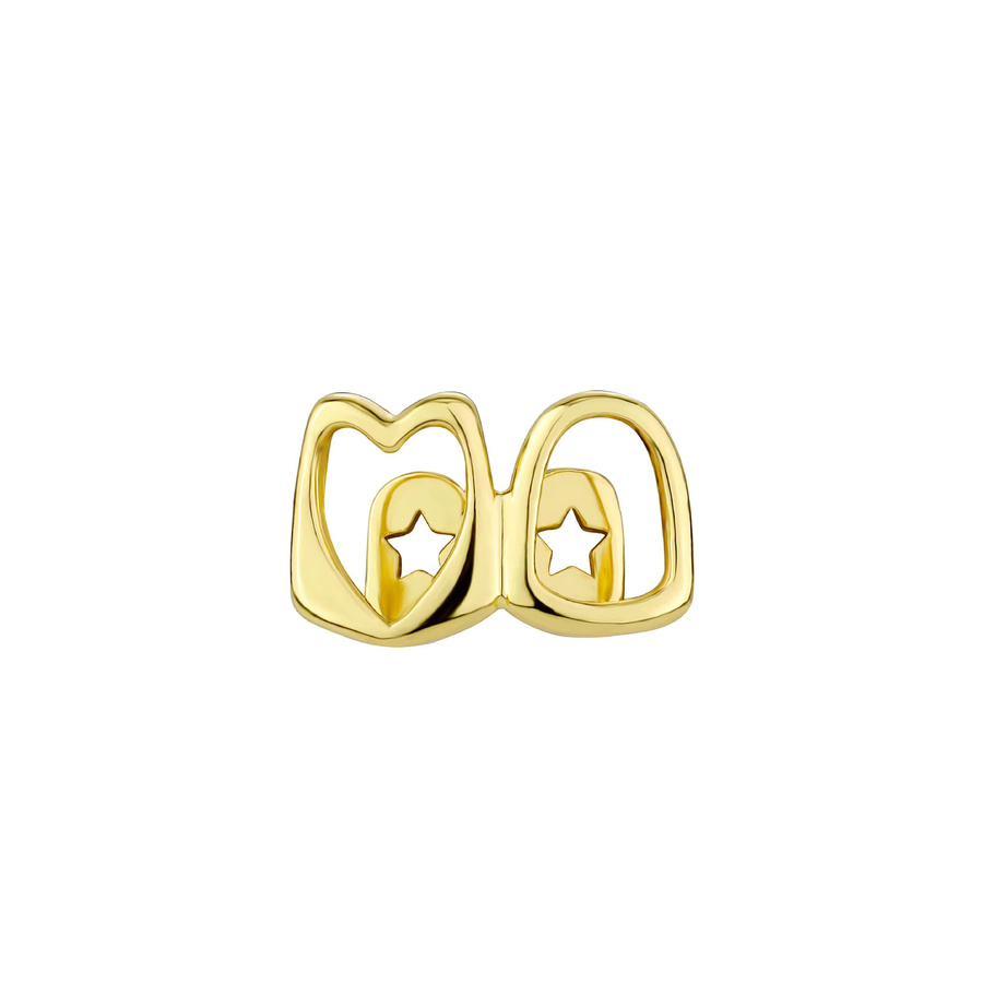 FTCY Grillz, Hohl Herz, Gold, Damen - Bild 3