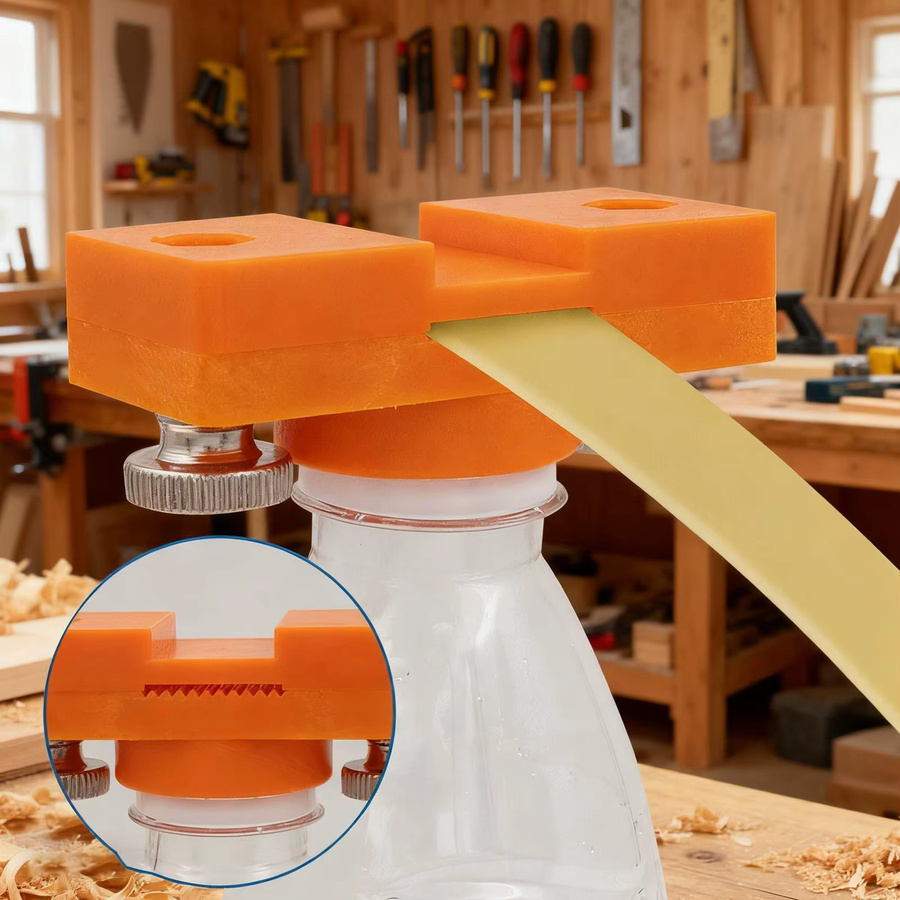 Kleber Applikator Roller für die Holzbearbeitung und Kantenanleimung in Orange - Bild 3