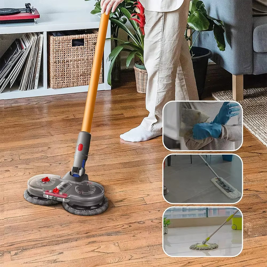 Dyson Nass-Trocken Mopp Reinigungsaufsatz für kabellose Staubsauger V7 V8 V10 V11 aus Kunststoff - Bild 4
