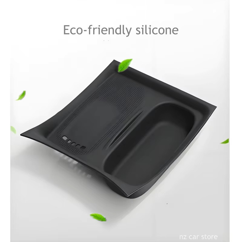 Aerge Drahtloses Lade-Silikonpad als Organizer und Innenzubehör für MG IM5 IM Motors L6 2025 2026, Schwarz - Bild 4