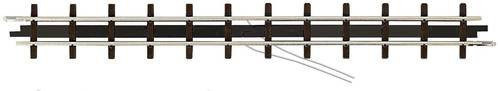 Busch H0f Feldbahn Gleis 12306 Anschlussgleis gerade aus Metall Länge: 133,2 mm