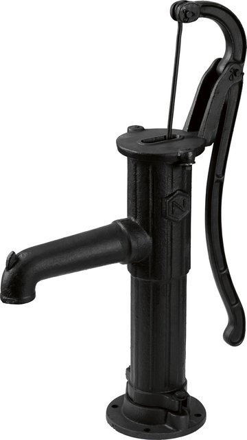 Handschwengelpumpe aus Grauguss in Schwarz - Bild 1