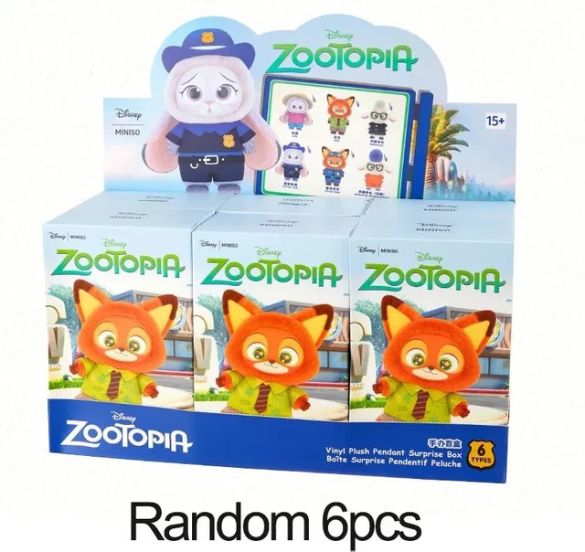 Disney Zootopia Judy Nick, Plüschpuppe, Blindbox, ab 14 Jahren - Bild 1