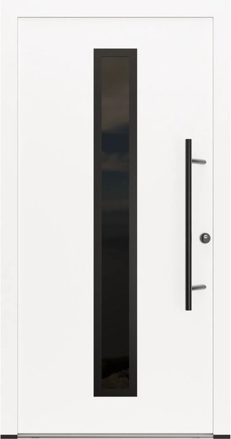 FM Türen Innenbeschläge Set AS68 Modell 21 mit Glaseinsatz in Weiß, Rechts, B: 100 cm, H: 210 cm - Bild 1