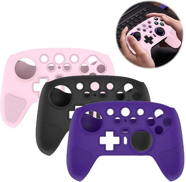 Silikon Schutzhülle für 8Bitdo Orion 2nd Controller in Schwarz mit Anti-Slip-Funktion - Bild 1