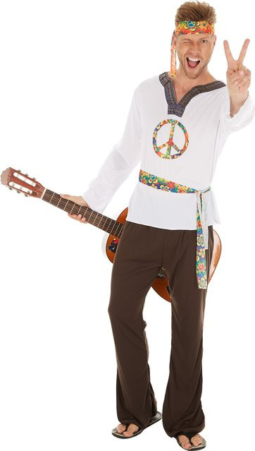 tectake Herrenkostüm Hippie Jimmy - Bild 1