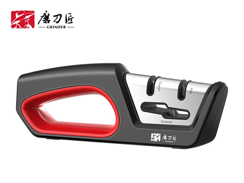 TADEA TG2016 Handheld-Küchenmesserschärfer mit 2-stufigem Wolfram-Diamantmesser in Schwarz - Bild 2