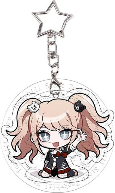 CHIC STUDIO Schlüsselanhänger Acryl, Toko Tsumiki Monokuma, 4-5cm, Unisex - Bild 1