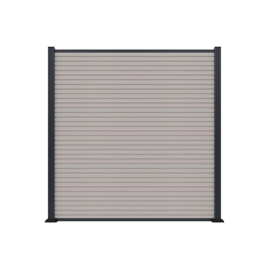 T&J WPC-Zaun Beige B: 179 cm, H: 180 cm - Bild 2
