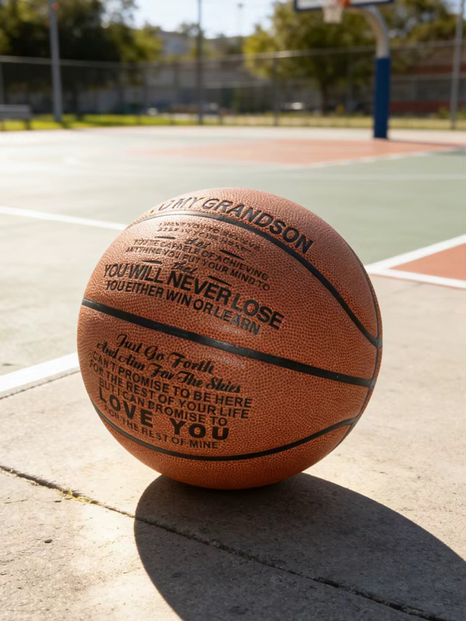 FUTMAS Basketballball, Orange, Braun - Bild 2