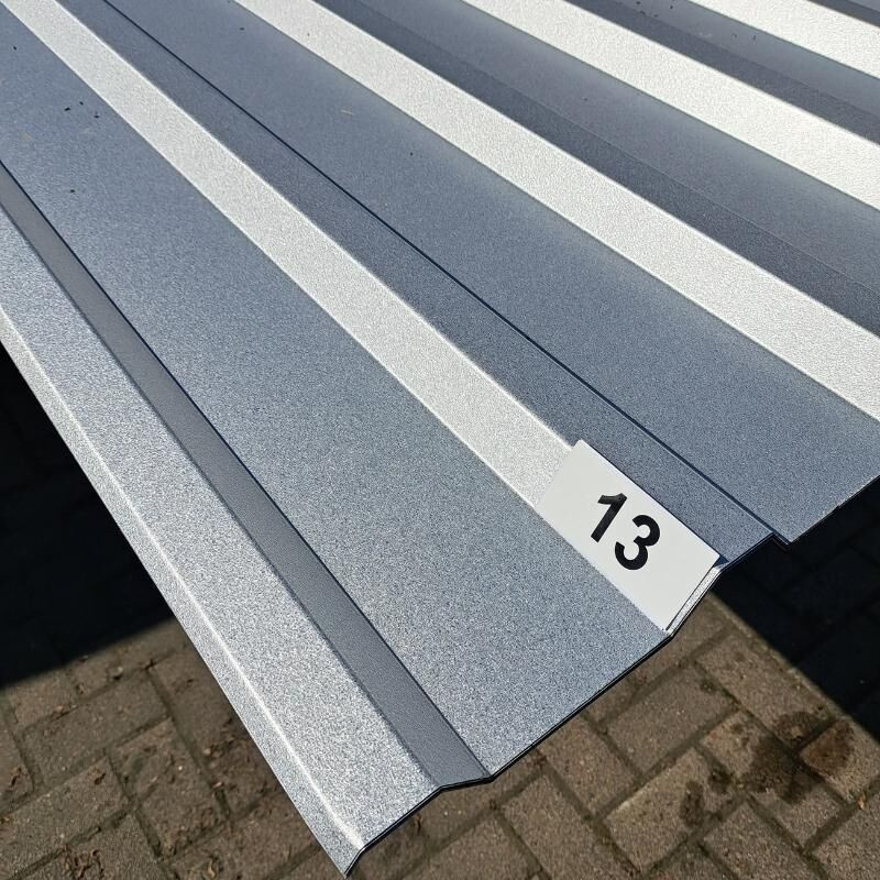 Trapezblech 35/207 aus Stahl von Friedrich von Lien AG in Silber, 4 Stück mit einer Länge von 5,54 m - Bild 1