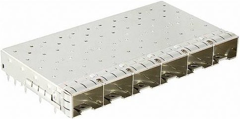 Molex SFP+ Ganged Cage 747540620 in Silber - Bild 1