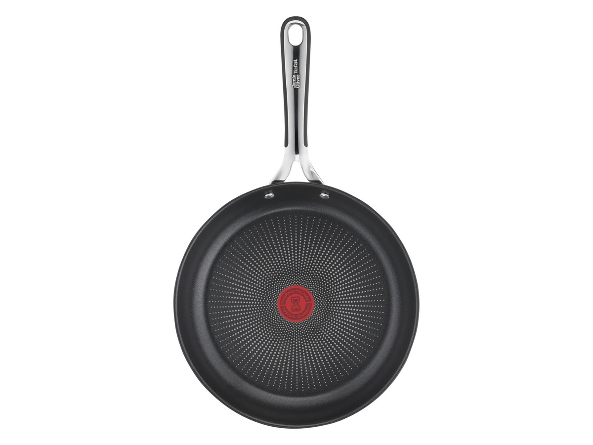 Jamie Oliver by Tefal Kitchen Essentials Edelstahl-Bratpfanne mit Non-Stick-Beschichtung, Farbe: Silber, Durchmesser: 24 cm - Bild 3