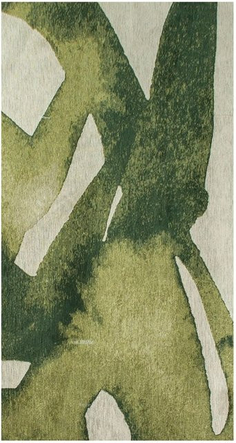 Lola&Moi Teppich Sand Forest Grün modern B: 80 cm, T: 150 cm - Bild 1