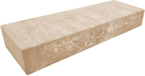 Mr. GARDENER Einzeltrittstufe LUANDA in Grau mit Betonoptik, B: 35 cm, L: 100 cm, H: 15 cm - Bild 1