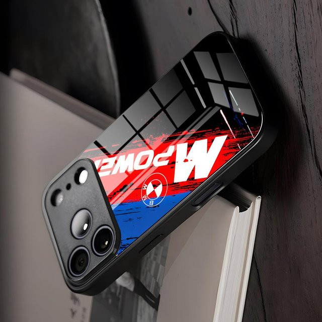 Rastar Handyhülle mit BMW Logo Design in Blau-Rot für iPhone und Samsung Modelle - Bild 1