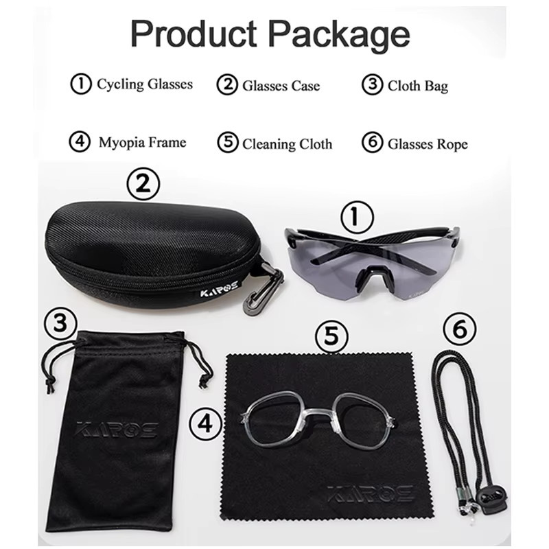 KAROS Sportsonnenbrille, Unisex, wrap - Bild 6