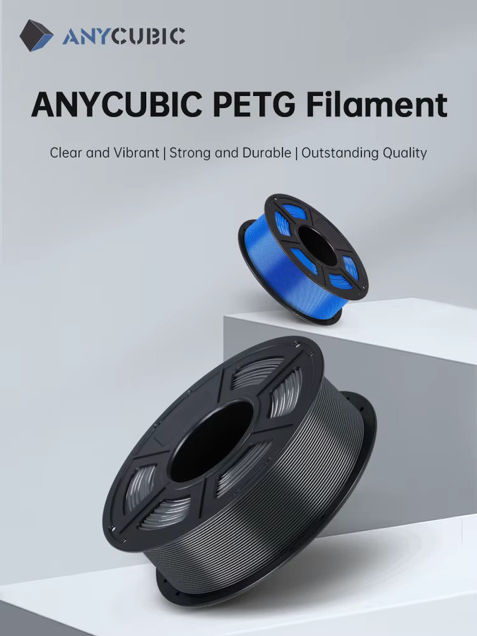 Anycubic PETG 3D-Drucker-Filament Mehrfarbig Weiß, 1,75 mm, 1 kg - Bild 2
