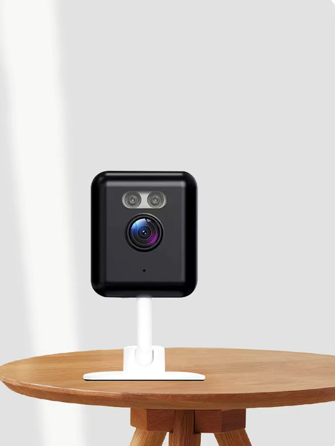 Cam720 Overscam Mini 5MP WLAN IP Kompaktkamera für Innenräume, kabellose Heimsicherheitskamera mit Farbnachtsicht und Menschenerkennung, Weiß - Bild 7