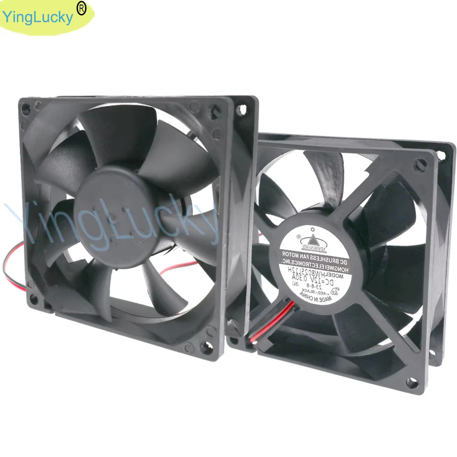Seimistu DC 12V 80mm Lüfter mit Netzteil in Schwarz für Arcade-Spielautomaten und Münzverkaufsautomaten - Bild 3