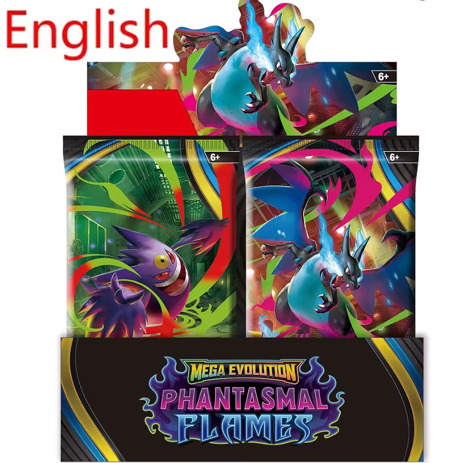TAKARA TOMY Pokémon-Karten MEGA EVOLUTION SCARLET&VIOLET 151 PHANTASMA FLAMES, 360-teiliges Set, ab 6 Jahren, Englisch - Bild 2