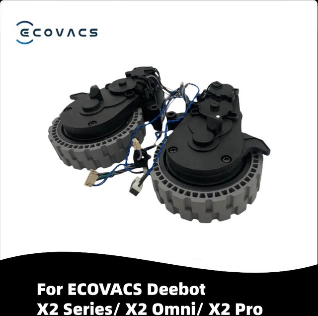 Ecovacs Deebot X2 Serie X2 Omni X2 Pro Rad Motor Montage Ersatzteil in Schwarz aus Kunststoff - Bild 1