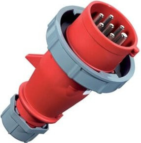 Mennekes Stecker AM-TOP 16A, 7p, 6h, 400V, IP67, Rot - Bild 1