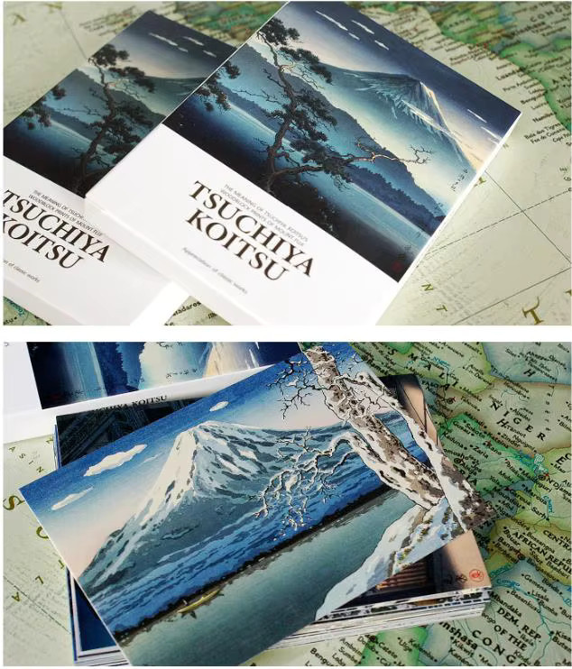 30er Set nbyinto Japanische Postkarten im Stil von Tsuchiya Koitsu für DIY Journal Dekoration und Grußkarten, Mehrfarbig - Bild 2
